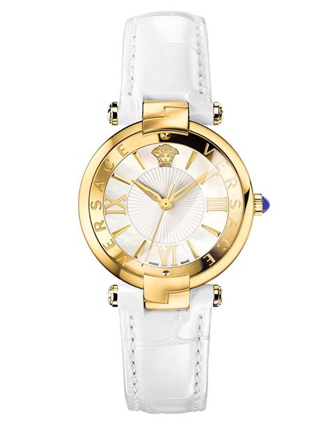 reloj versace mujer blanco|relojes Versace para mujer.